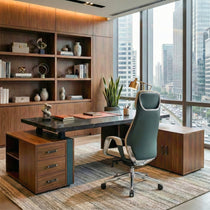 Executive Office Set：Zen Pro Standing Desk & Premium Executive Chair