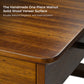 Ark L60 L Shaped Executive Standing Desk with Two-Drawer and rounded corners