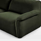 power bed sofa armrest, 3 seater ,Green