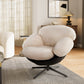 Eureka Ergonomic Cara, Modern Lounge Chair, White Living Room