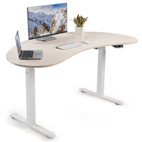 70x39 Cashew Shape Standing Desk