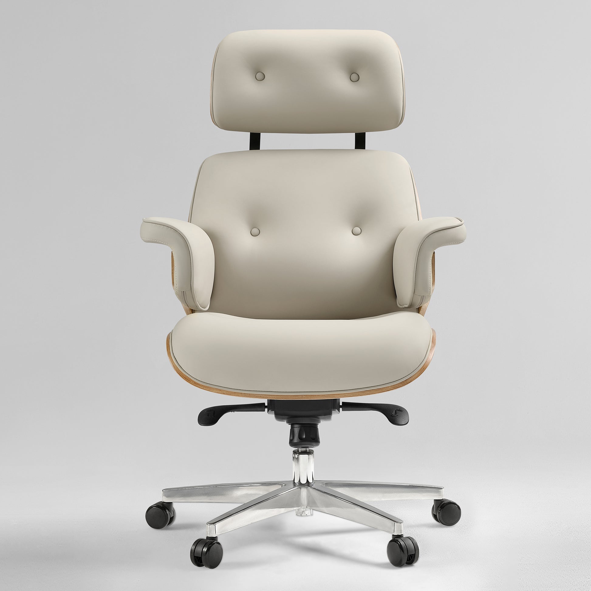 Eureka Ergonomic Mathias Executive Office Chair White Front