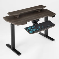 The 55" standing desk provides high working productivity and adds a sophisticated, ergonomic edge to your professional setup