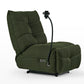 Linx Power Glider Recliner with Wireless Charging & USB Techno 3D Fabric, Green