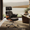 Mathias, Napa Leather Executive Office Chair - Black