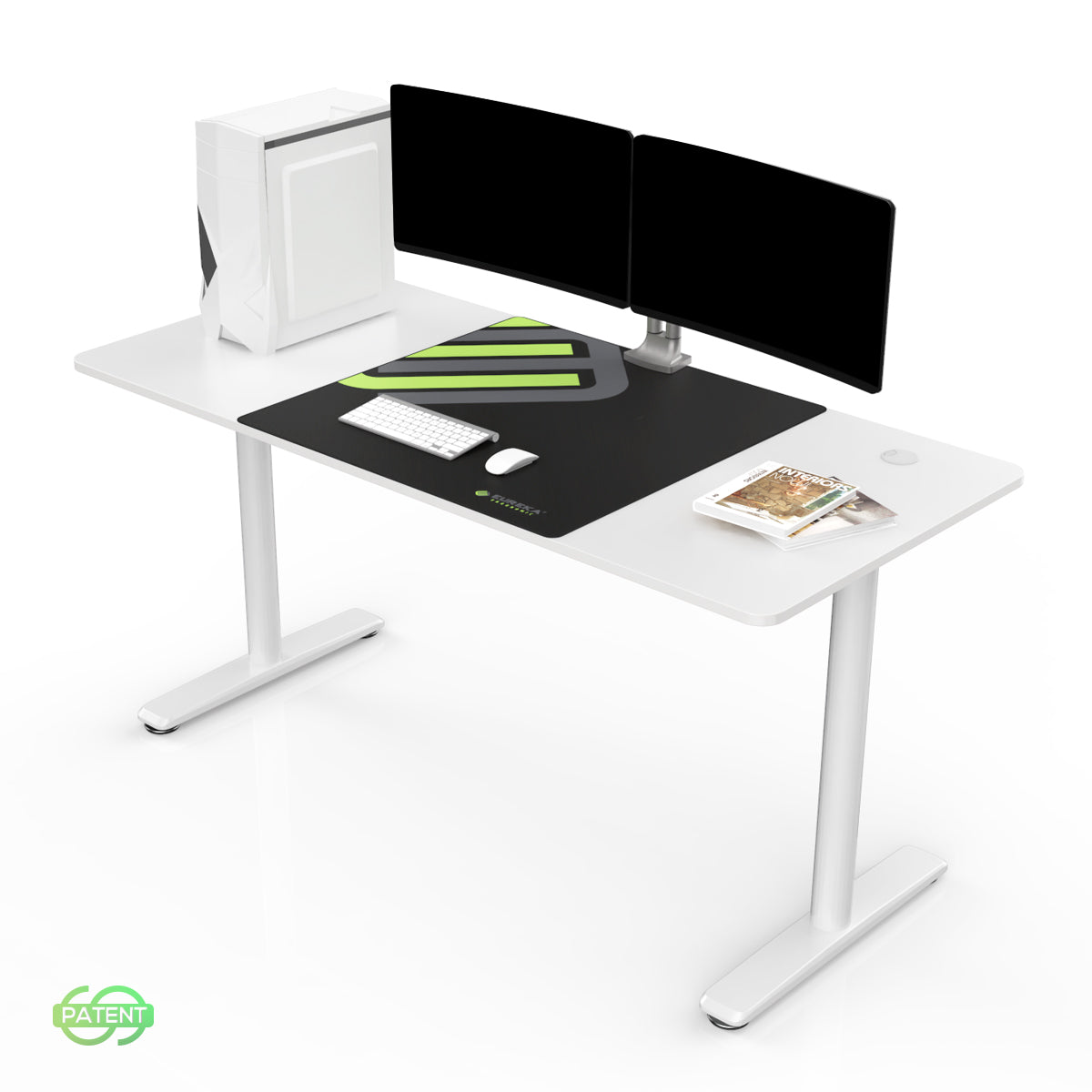 Eureka Ergonomic Office Computer Desk,White