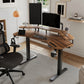 Aero Pro Wing Shaped Standing Desk (63"x23")