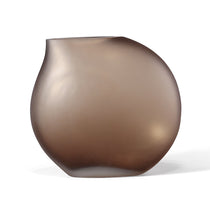 HD-01 Vase, Brown Matte Finish. Stylish Home Decor Accent, Simple Silhouette.