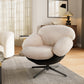 Cara, Modern Lounge Chair, White