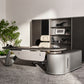 Zen Orion, Customizable Executive Desk & Bookcase