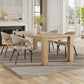 Edora Oak Extendable Dining Table (70.9" -92.5")