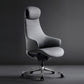 Eureka Ergonomic Modern High End-Luxury Genuine Leather Office Chair,Gray