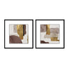 WA-02, 31.5x31.5, Wall Art,Set of 2 - Gold