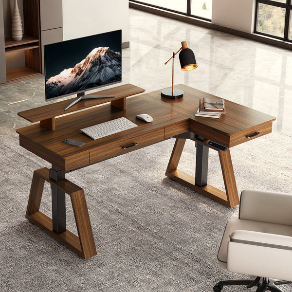 Ark Pro L-Shaped Standing Desk (63"x23")