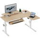 60x23 L Shaped Standing Desk with Accessories Set