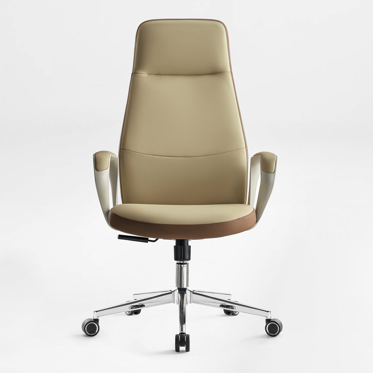 Eureka Ergonomic Clara Faux leather executive office chair front view
