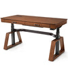 Eureka 63'' Executive Sit Stand Desk, walnut