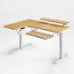 L-Shaped Standing Desk with Accessories Set (60"x23")