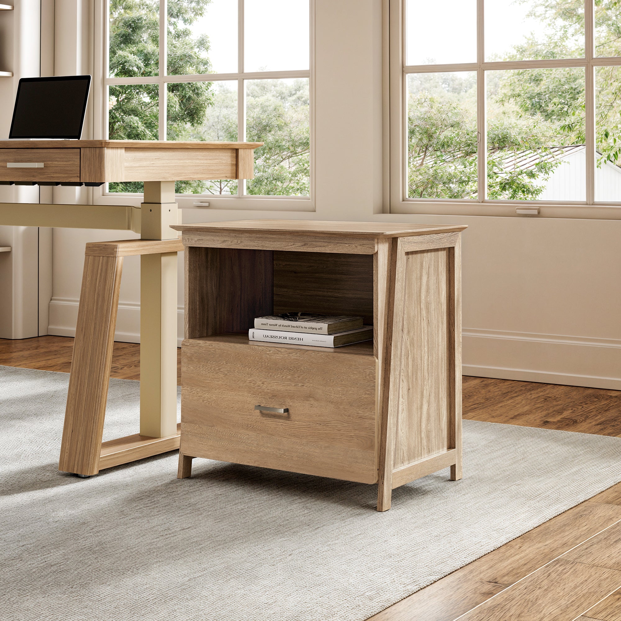 Eureka Ergonomic 29'' File Cabinet Office Storage With a Drawer