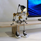 HD-19, 13.8''H, Robot-Shaped Cyberpunk Table Lamp Decor