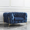 Beverly, Single Sofa, 1 Seater - Blue