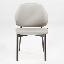 Noble, Upholstered Dining Side Chairs Set of 2, Gray