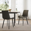 Modern Leisure Upholstered Dining Chairs Set of 2, Grey - Grey