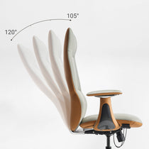 Eureka Ergonomic Cruz Faux Leather Executive Office Chair with 4 positions locking recline