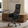 Royal Renee, Microfiber Leather Executive Office Chair - Black