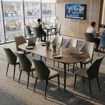 Ember, Upholstered Dining Side Chair Set of 2, Gray & Bottle Green