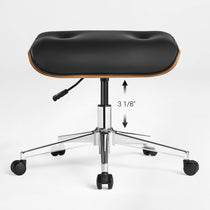 Mathias Leather Executive Chair with Ottoman