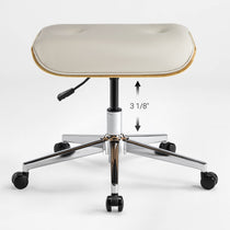 Mathias Leather Executive Chair with Ottoman