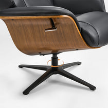 Matteo,Napa Leather Lounge Chair and Ottoman