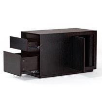 Zen Classic Executive Standing Desk with Cabinets (86"x39")