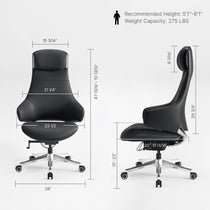 Serene Ella, Napa Leather Executive Chair