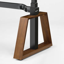 Eureka Ergonomic Ark Standing Desk Base Detail. High-End Trapezoidal Design for Height Adjustable Standing Desk.