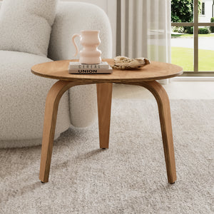 Eureka Ergonomic 23" Round Walnut Side Table, Walnut