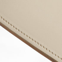 Height-Adjustable Saddle Leather C-Shaped Side Table
