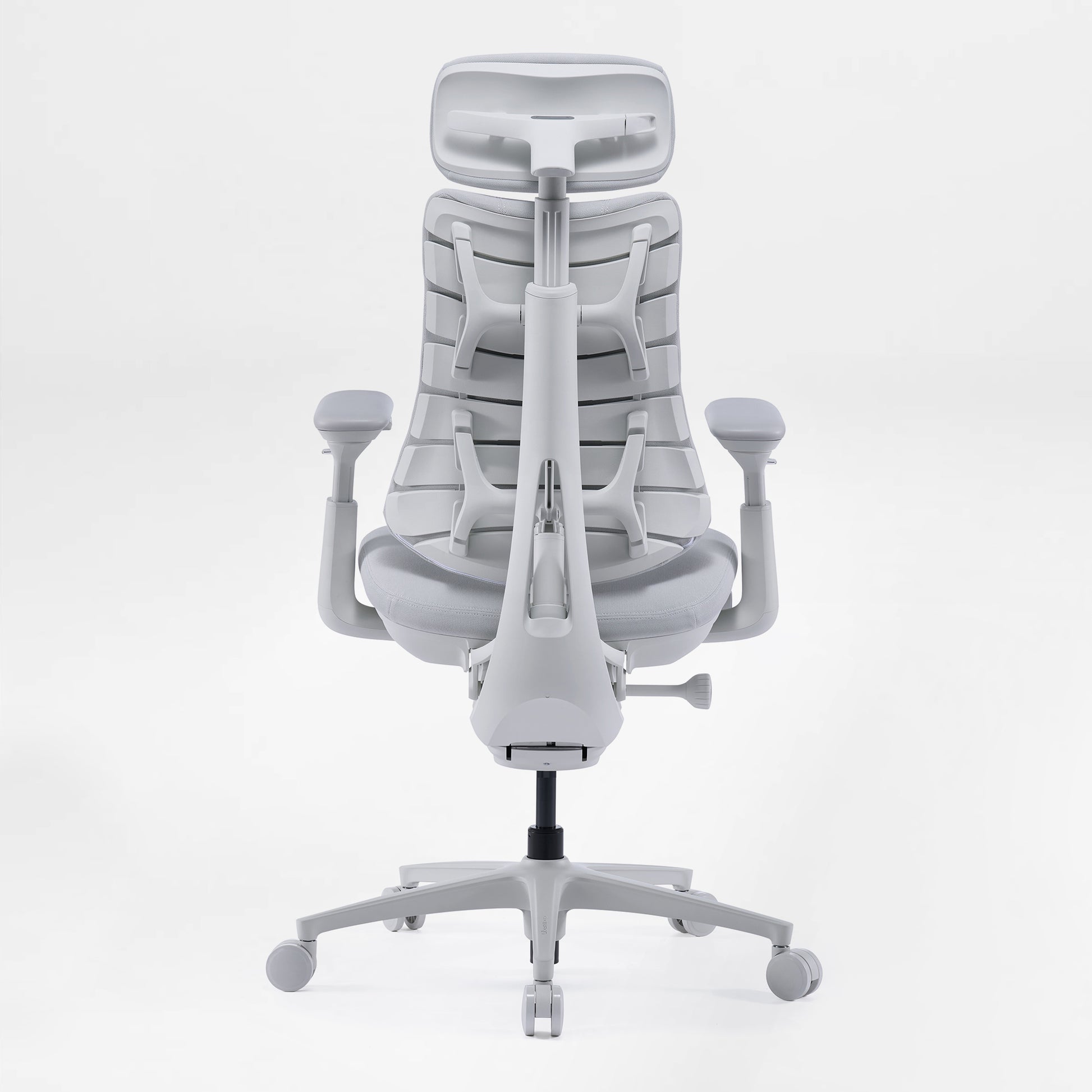 Eureka Ergonomic LiberNovo Omni Pro white chair rear view