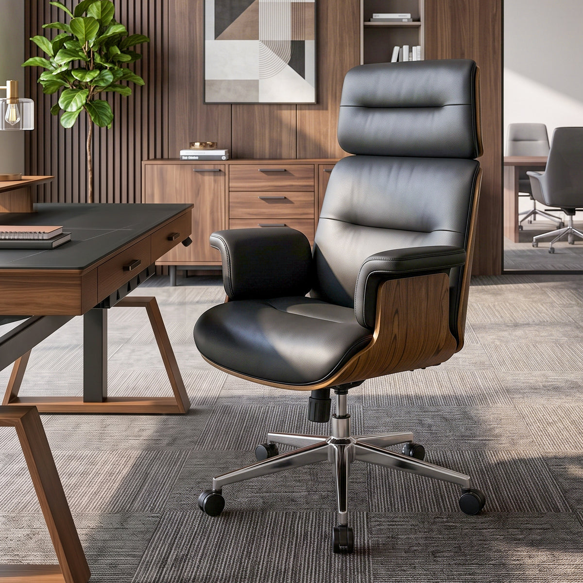 Eureka Ergonomic Mathias Marcel, High Back Office Chair in a modern workspace