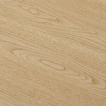 Eureka Ergonomic Aurelia Fluted Standing Desk, Light Oak Wood Finish Detail