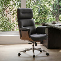Eureka Ergonomic Mathias Marcel high back black office chair