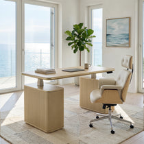 Opal Aurelia Fluted Standing Desk (60"x29")