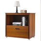 29'' Display File Storage Cabinet, Dark Walnut