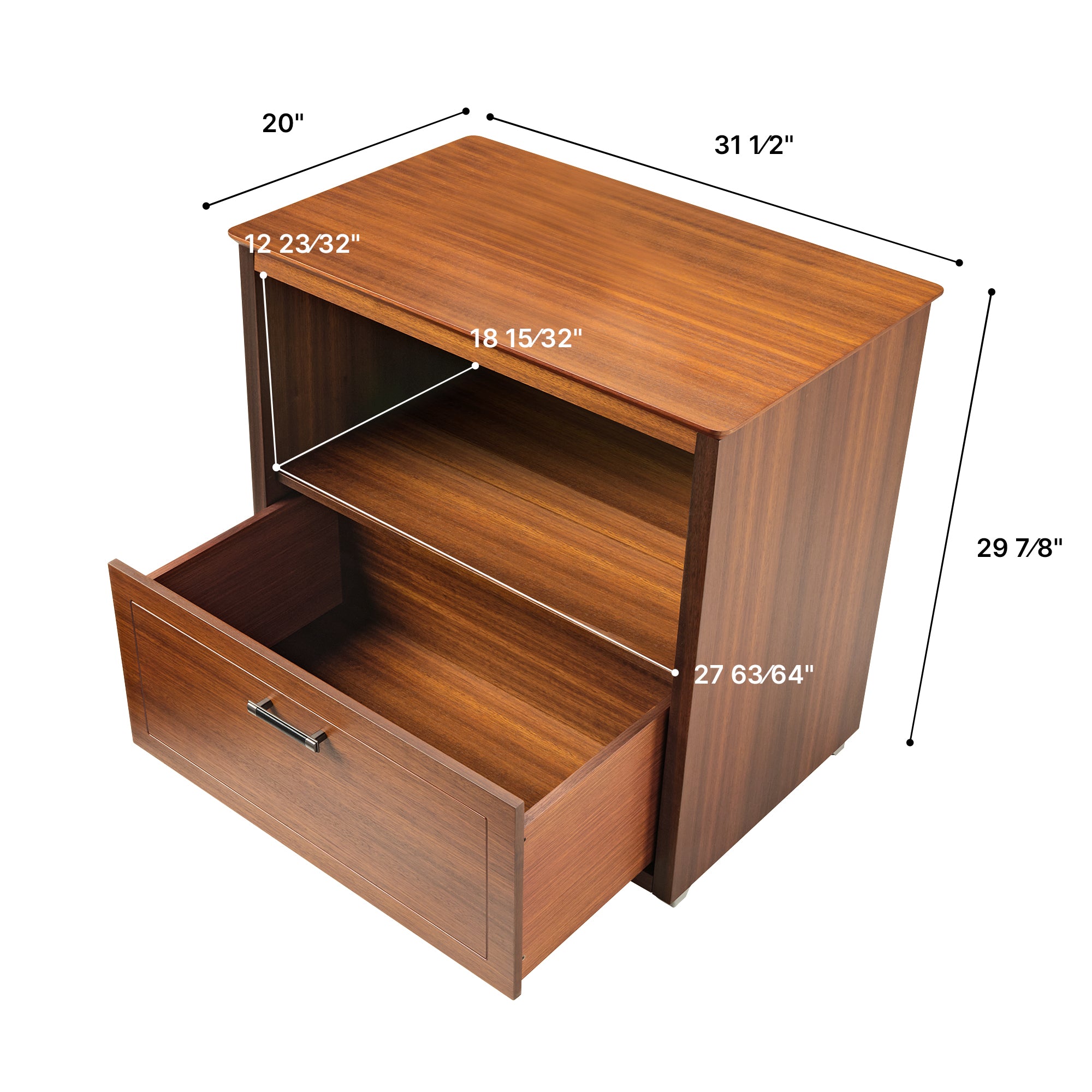 Eureka Ergonomic Display File Storage Cabinet - Modern Office Storage