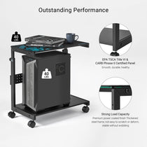 Mobile Height Adjustable CPU Cart