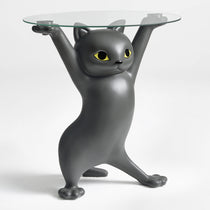 23''H, Enchanting Cat Side Table