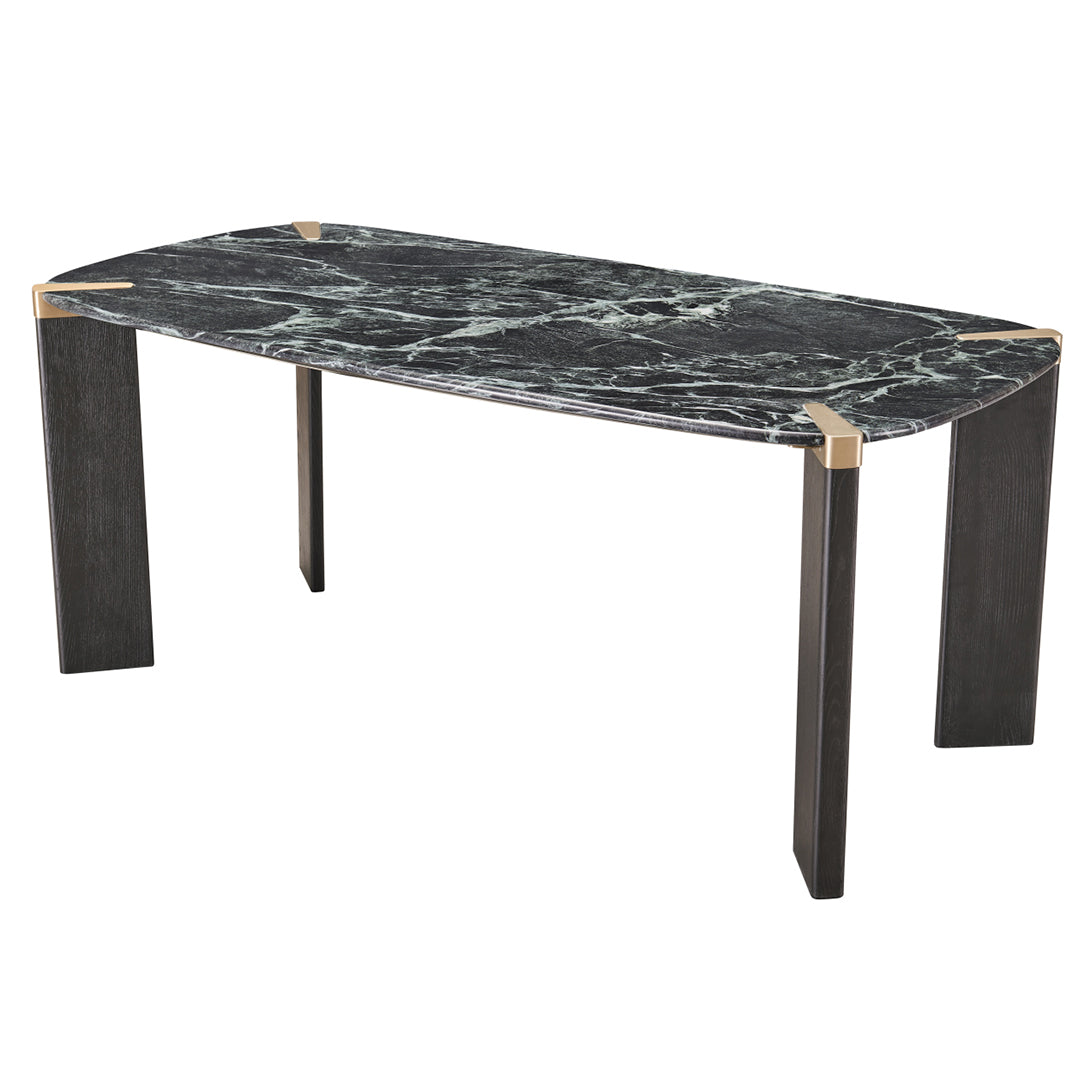 Vista, 70.87" Marble Dining Table, Green