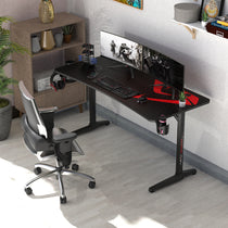 Eureka Ergonomic Gip 60 Gaming Desk With Full-Surface Mousepad, Accessories, 