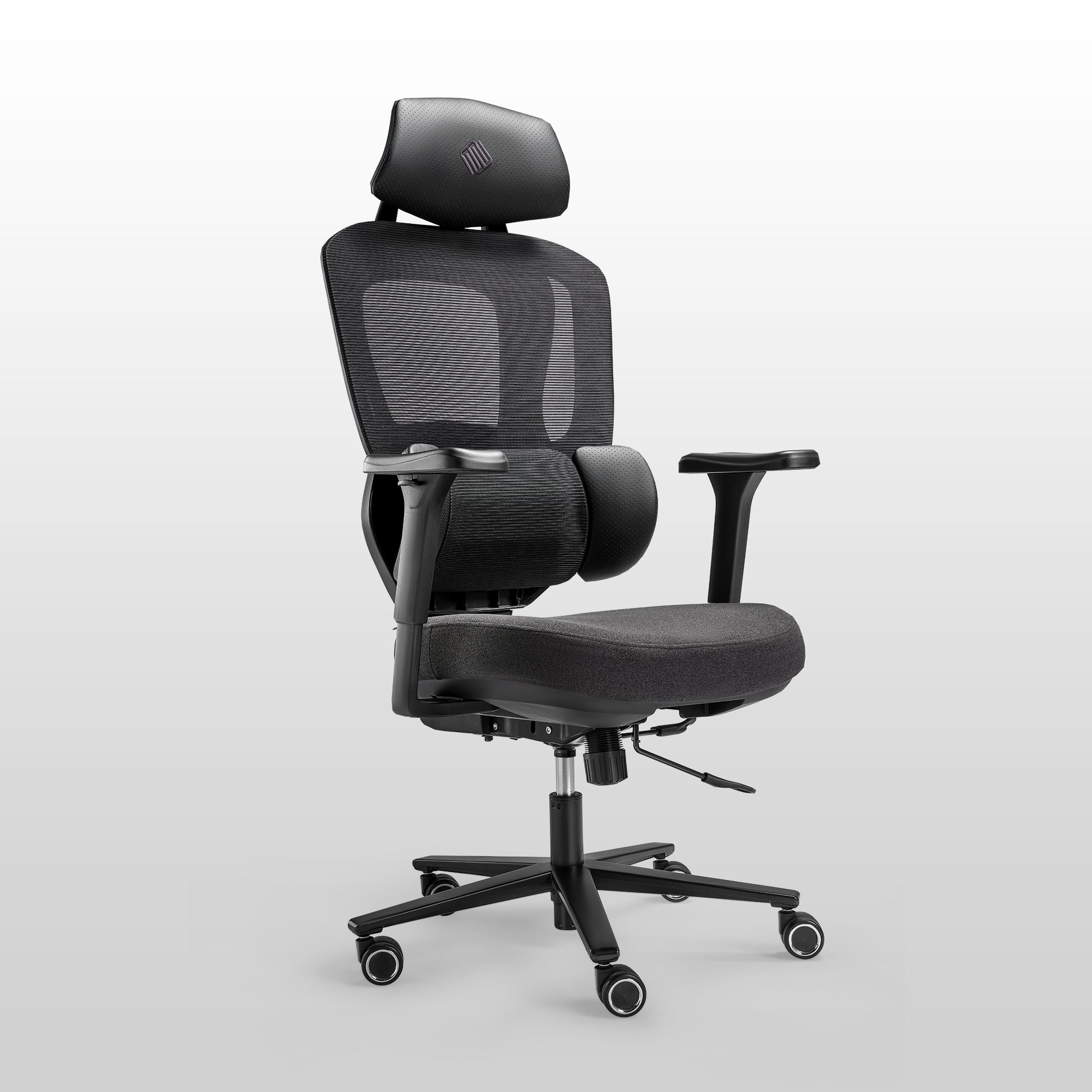 Typhon ii Right-side view of chair on white background, blue